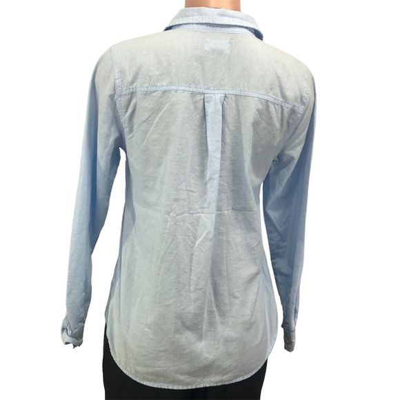 Old Navy Button Up Womens M Blue - Picture 2 of 16
